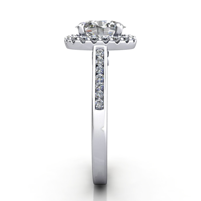 Oval Engagement Ring, Platinum, RH4, SV Oval Engagement Ring, Platinum, RH4, SV