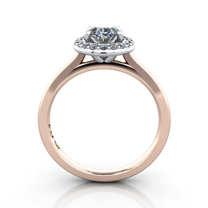 Oval Engagement Ring, RG, RH1, TF