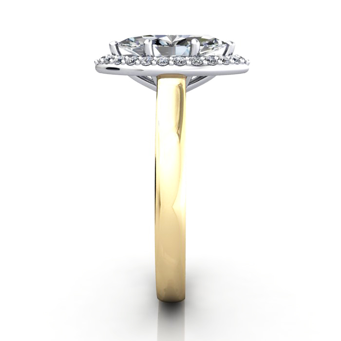 Marquise Engagement Ring, YG, RH1, SV