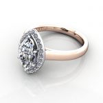 Marquise Engagement Ring, RG, RH1, LF