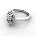 Marquise Engagement Ring, Platinum, RH1, LF