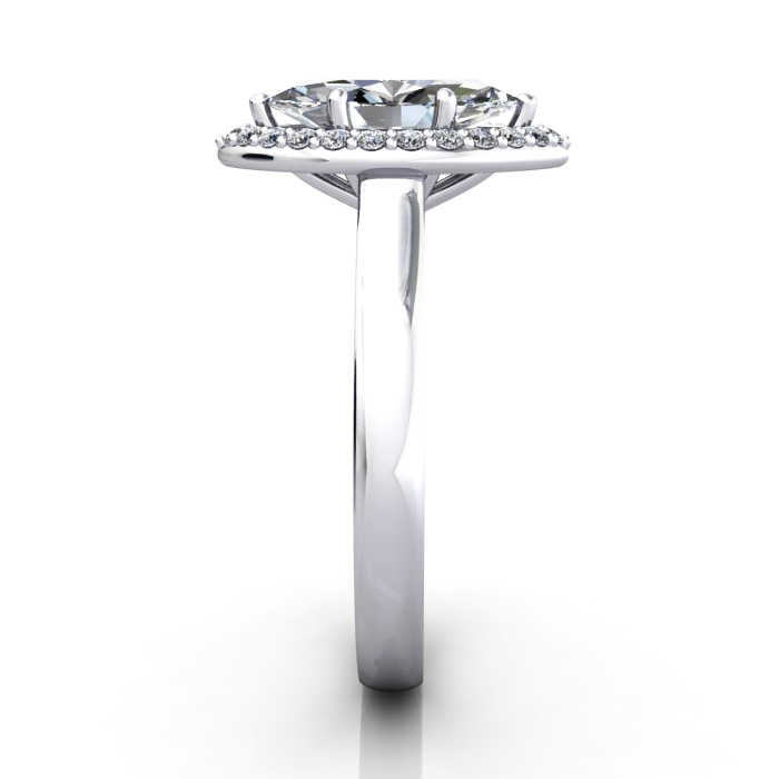 Marquise Engagement Ring, Platinum, RH1, SV