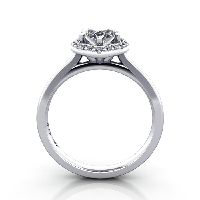 Marquise Engagement Ring, Platinum, RH1, TF