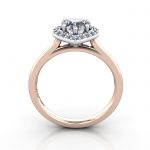 Heart Engagement Ring, RG RH1, TF