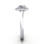 Cushion Engagement Ring, Platinum, RH1, SV Cushion Engagement Ring, Platinum, RH1, SV