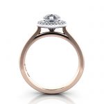 Pear Engagement Ring, RG, RH1, TF