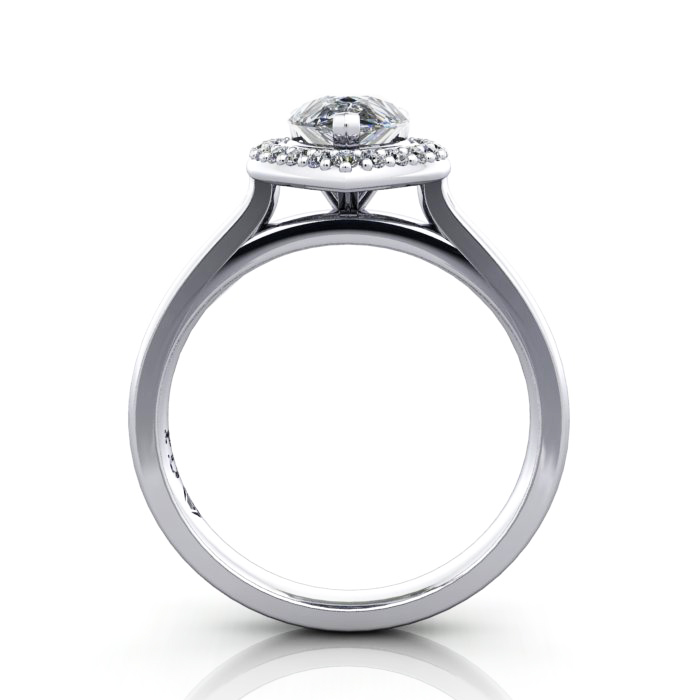 Pear Engagement Ring, PLAT, RH1, TF