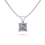 Princess Cut Diamond Pendant