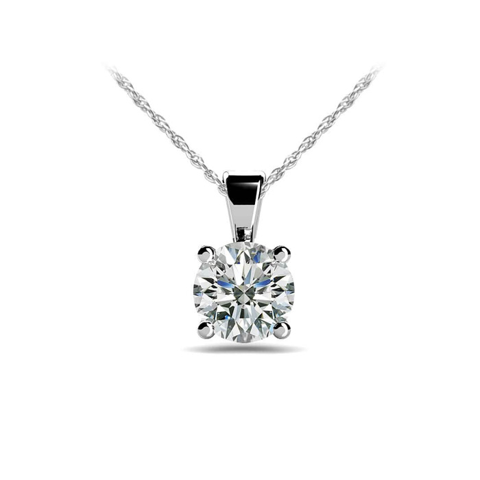 Diamond Pendant Four Claw Round