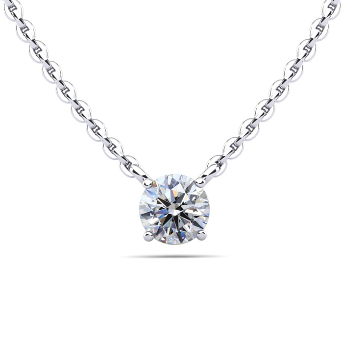 Diamond Pendant Solitaire Round