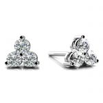 Diamond Trio Stud Earrings