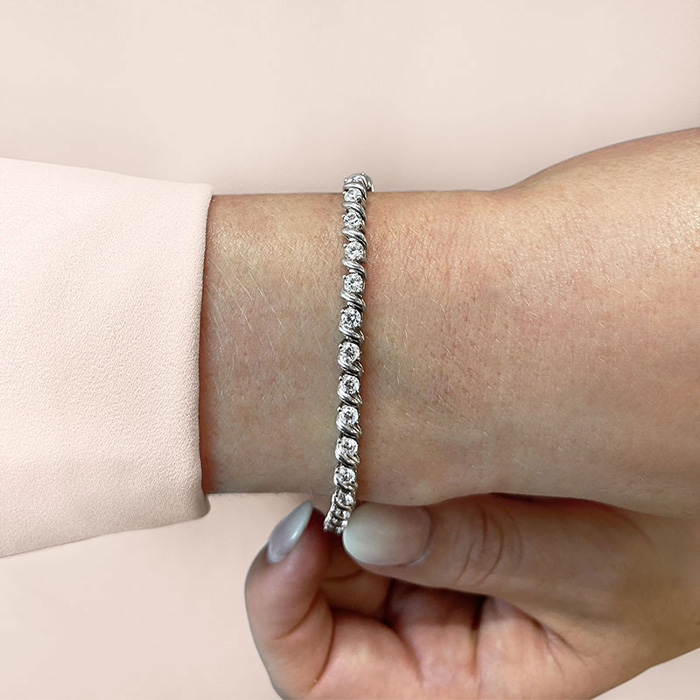 Diamond Bracelet SB939 Yellow Gold image 2 Diamond Bracelet SB939 Yellow Gold image 2