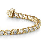 Diamond Bracelet SD939 Yellow Gold image 3
