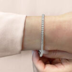 Diamond Bracelet SB847 yellow Gold image 2