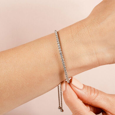 Diamond Bracelet SB845-BL Platinum image 2