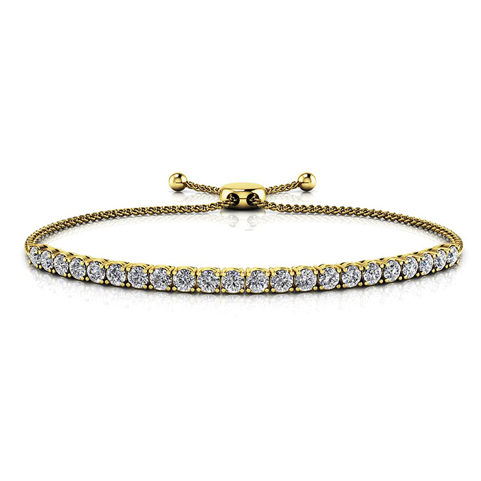 Diamond Bracelet SB845-BL yellow Gold image 2