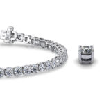 Diamond Bracelet SB845 Platinum image 1