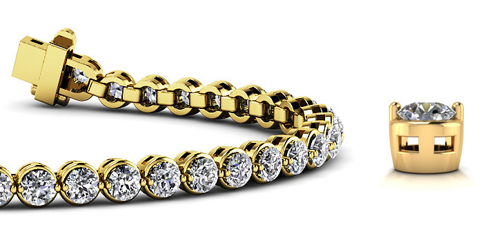 Diamond Bracelet SB778 Yellow Gold image1 Diamond Bracelet SB778 Yellow Gold image1