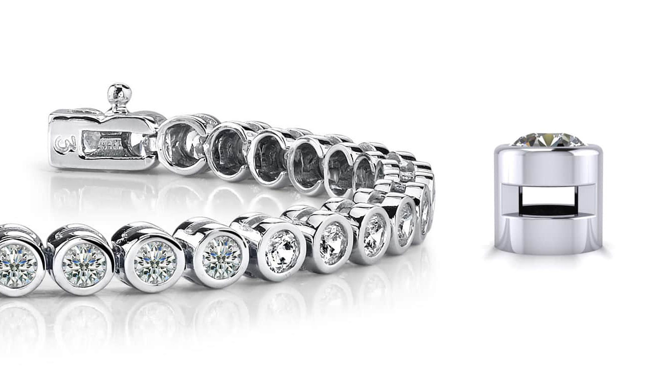Diamond Bracelet PD SB276- White Gold Image 3 Diamond Bracelet PD SB276- White Gold Image 3