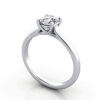 Thumb Diamond Ring RS16 White Gold 3D