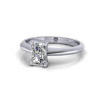 Radiant Diamond Ring, Platinum, RS6 LF