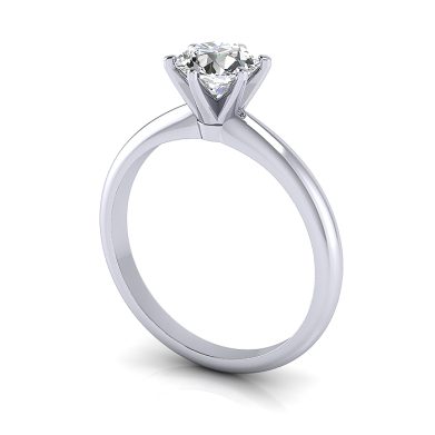 Diamond Ring RS2 White Gold 3D