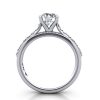 Round Engagement Ring Platinum RS50 TF Round Engagement Ring Platinum RS50 TF