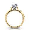 Round Engagement Ring Yellow Gold RS50 TF Round Engagement Ring Yellow Gold RS50 TF
