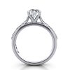 Round Diamond Ring White Gold RS50 TF