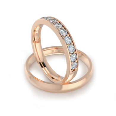 Women’s Rose Gold Wedding Rings