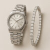 How to Wear a Diamond Tennis Bracelet with a Watch Post Image