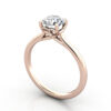 Thumb Diamond Ring RS1 Rose Gold 3D