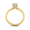 Asscher Diamond Ring RS1 Yellow Gold TF