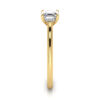 Asscher Diamond Ring RS1 Yellow Gold SV