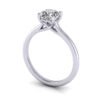 Cushion Diamond Ring RS1 White Gold 3D