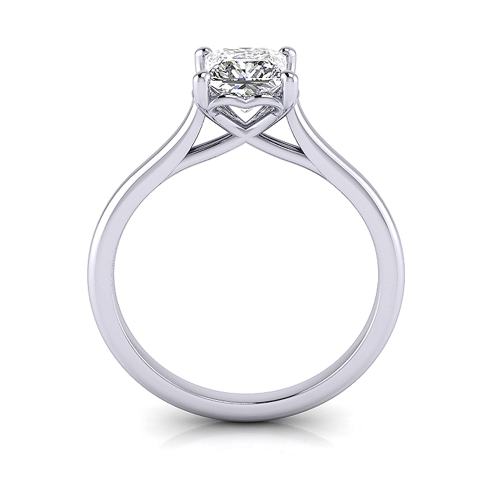 Princess Diamond Ring RS1 White Gold TF