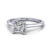Princess Diamond Ring RS1 White Gold LF