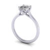 Princess Diamond Ring RS1 White Gold 3D