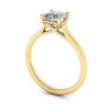 Princess Diamond Ring RS1 Yellow Gold 3D