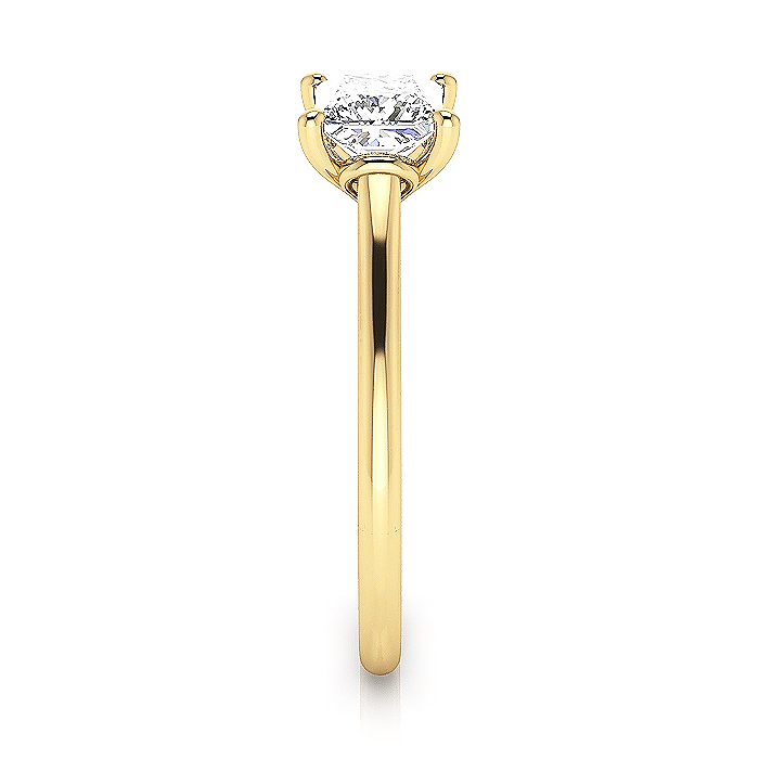 Princess Diamond Ring RS1 Yellow Gold SV
