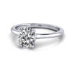 Oval Diamond Ring RS1 Platinum LF