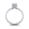 Oval Diamond Ring RS1 Platinum 3D