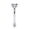 Oval Diamond Ring RS1 White Gold SV