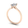 Emerald Diamond Ring RS1 Rose Gold 3D Emerald Diamond Ring RS1 Rose Gold 3D