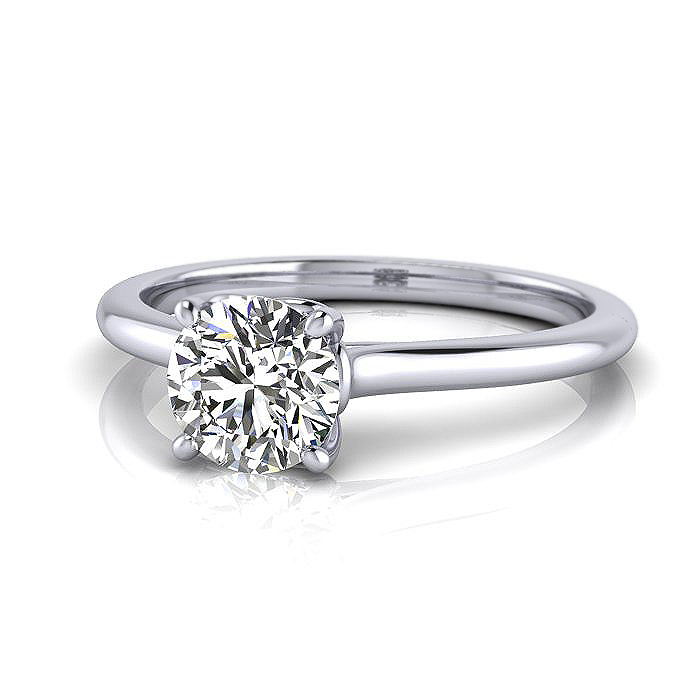 Diamond Ring RS1 White Gold LF