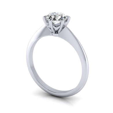 Diamond Ring RS4 Platinum 3D