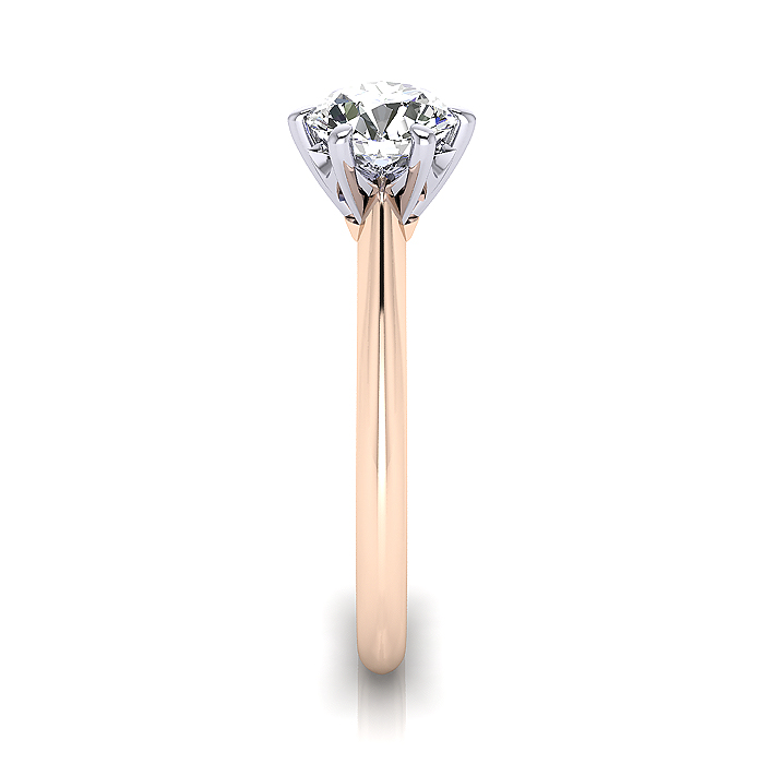 Diamond Ring RS4 Rose Gold SV