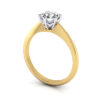Diamond Ring RS4 Yellow Gold 3D