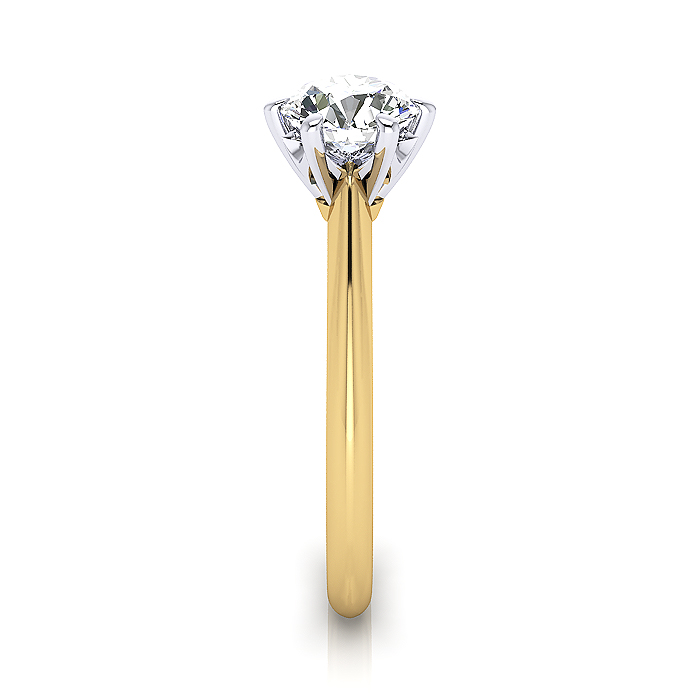 Diamond Ring RS4 Yellow Gold SV