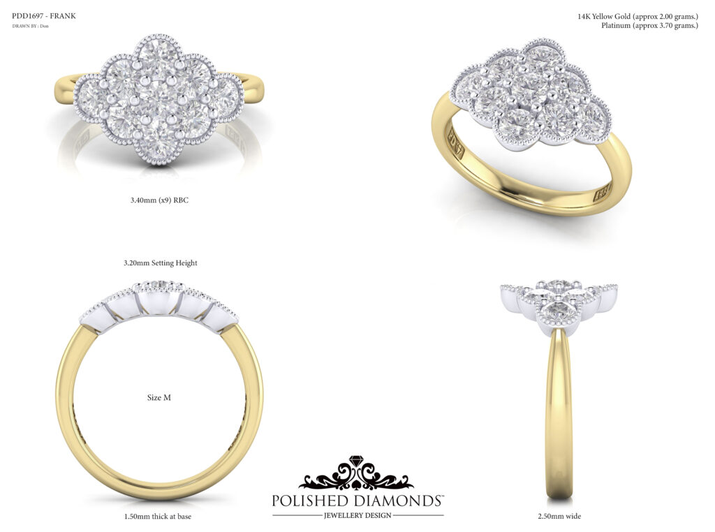 Diamond Ring Cluster